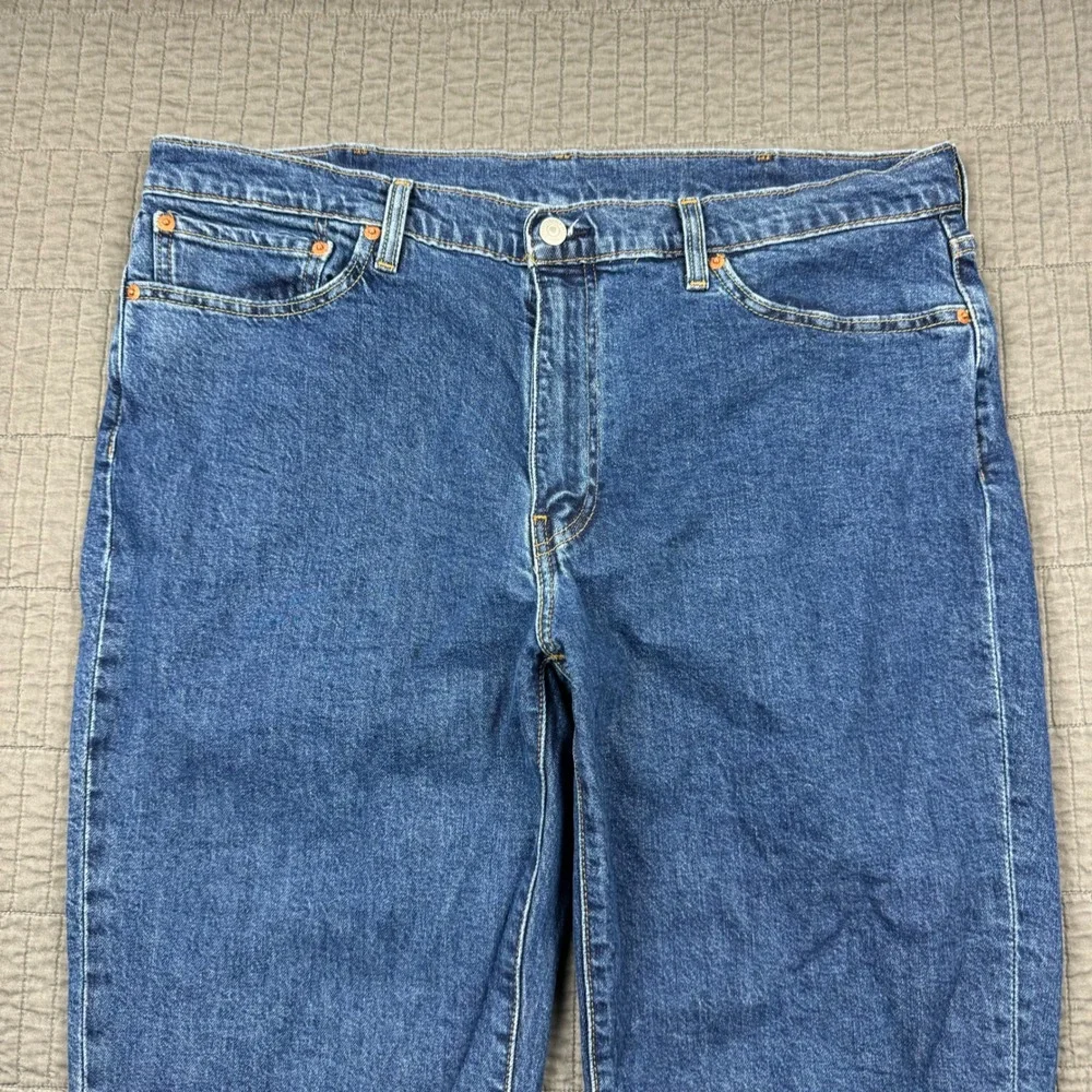 Levis Premium 541 Jeans Athletic Taper Mens 38x29 (38x28) Blue Denim Medium Wash